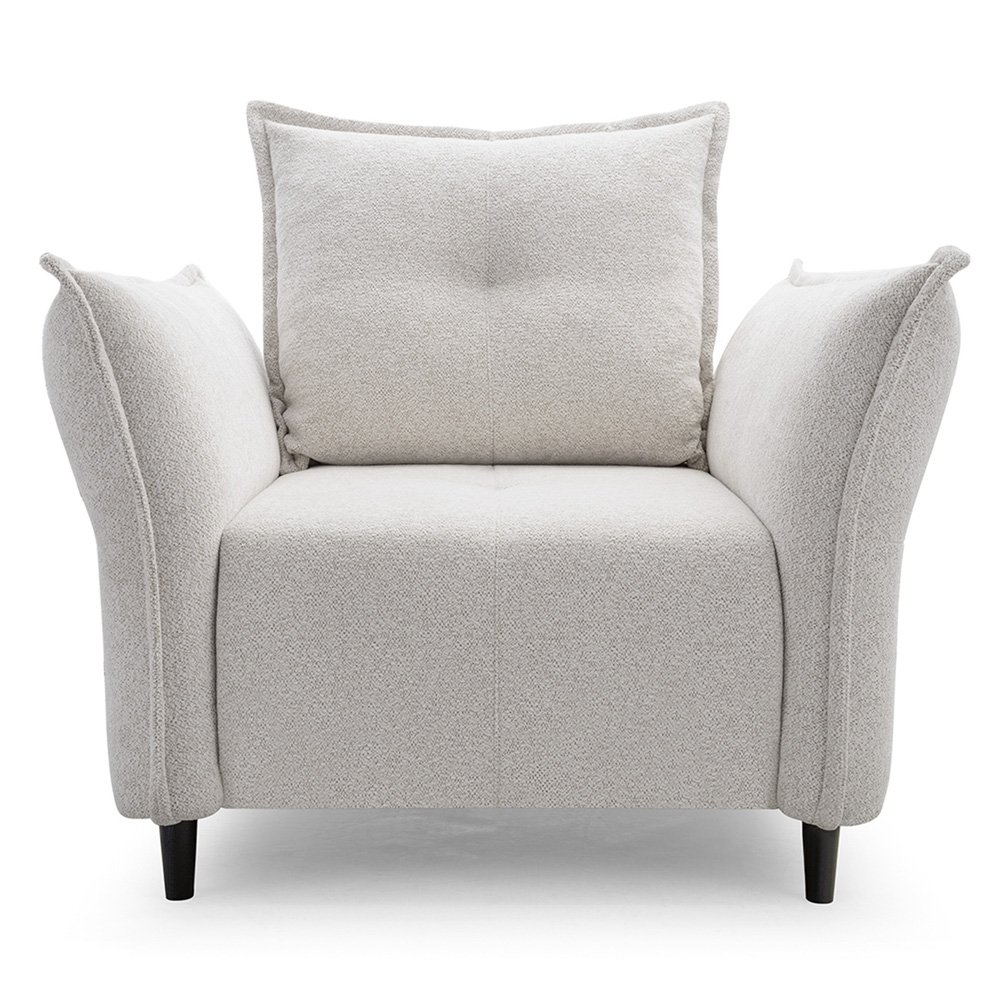 Fotelis KABELO | ŠVIESIAI PILKA - Image 2