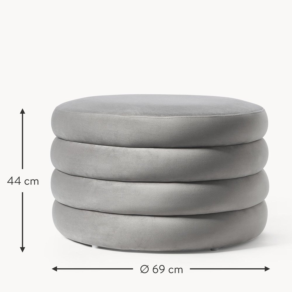 Pufas XL ALTUM | ŠVIESIAI PILKA - Image 6