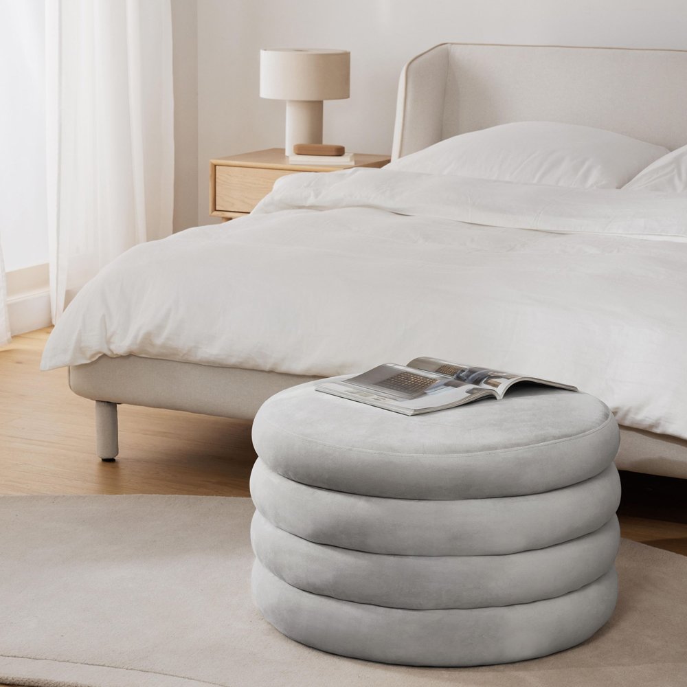 Pufas XL ALTUM | ŠVIESIAI PILKA - Image 5