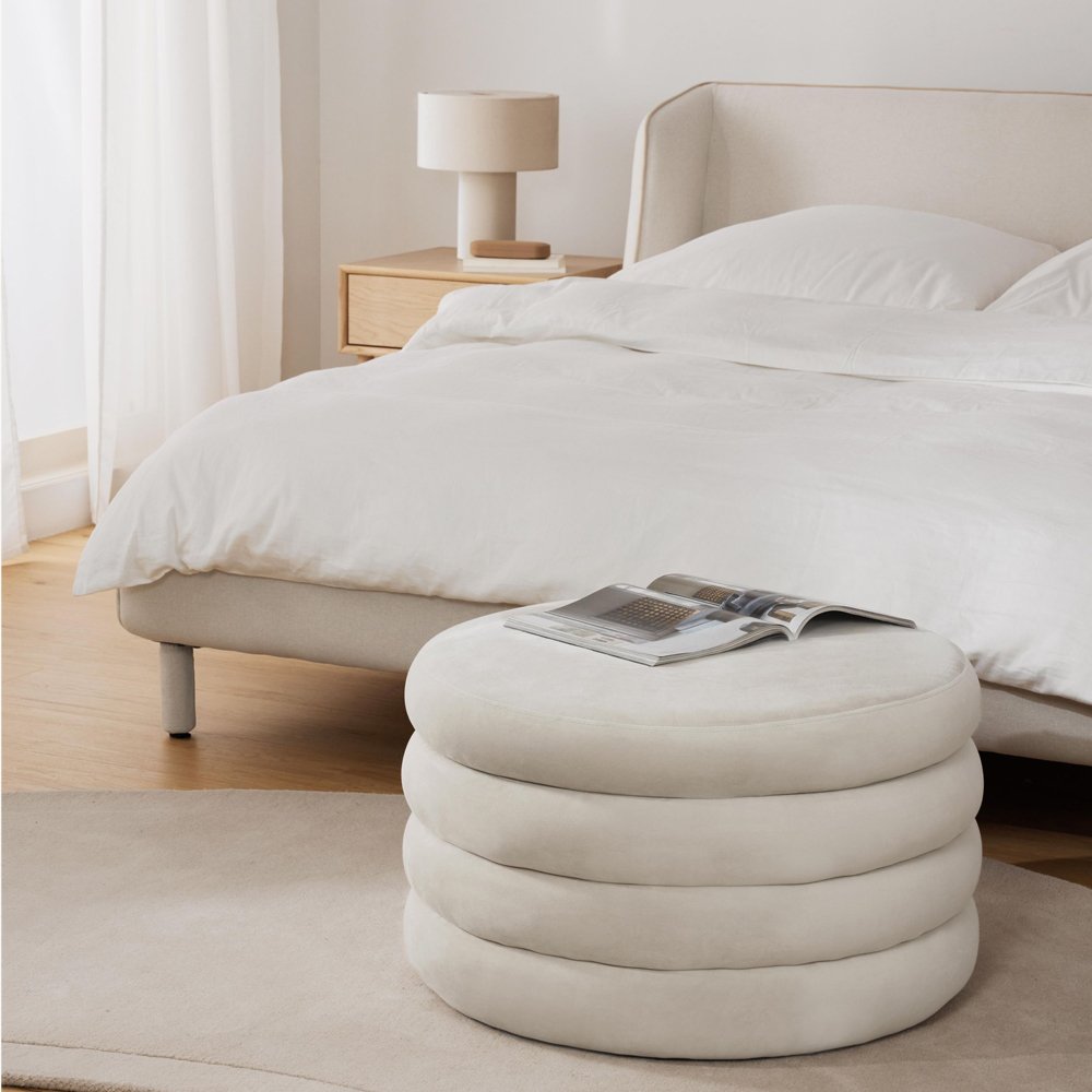 Pufas XL ALTUM | KREMINĖ - Image 5