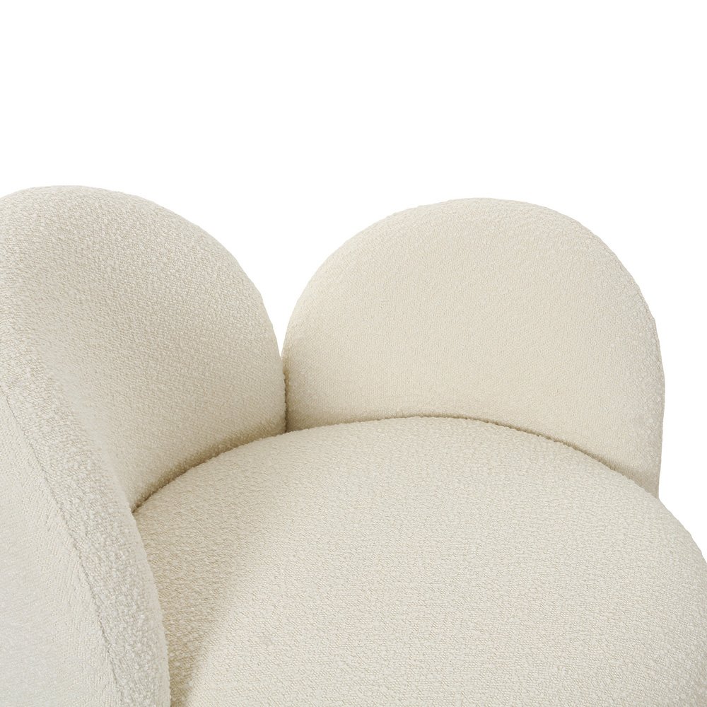 Fotelis HELER | BALTA | DEŠINĖ - Image 5