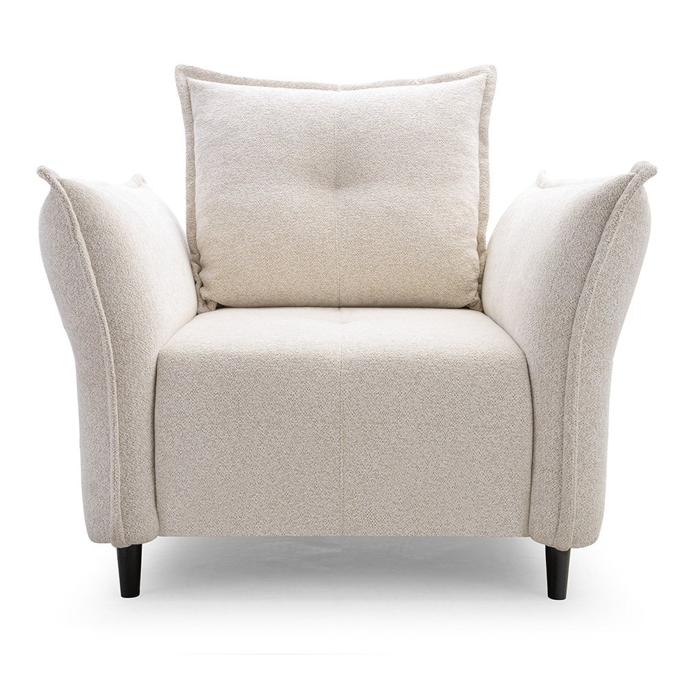 Fotelis KABELO | KREMINĖ - Image 2