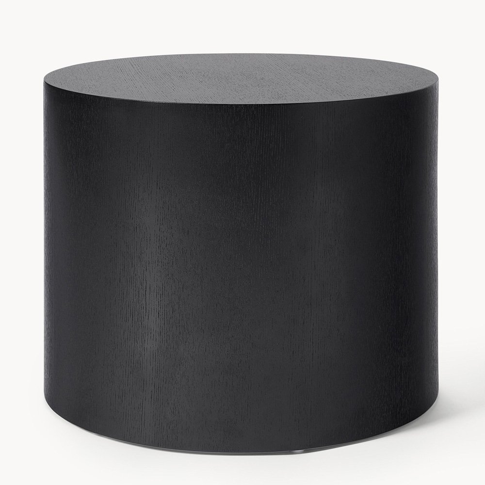 Mediniai kavos staliukai DINO | JUODA | 2 vnt. - Image 2