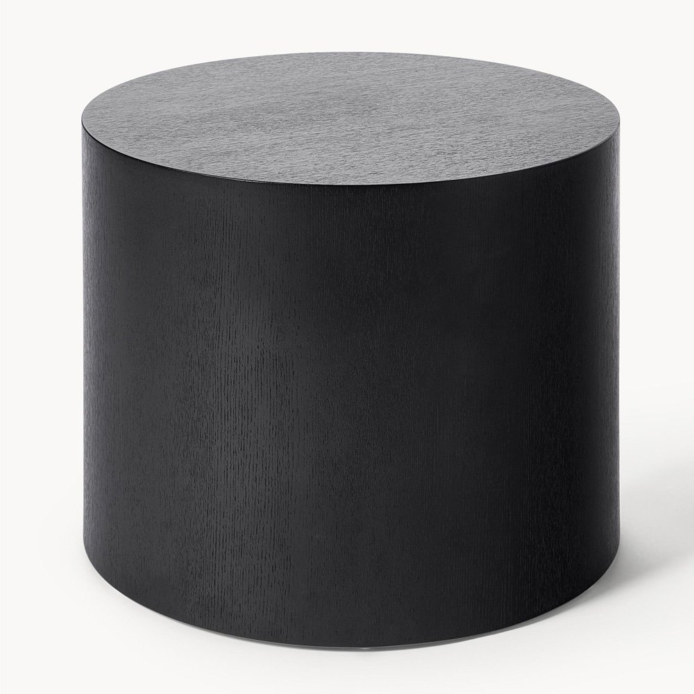 Mediniai kavos staliukai DINO | JUODA | 2 vnt. - Image 4