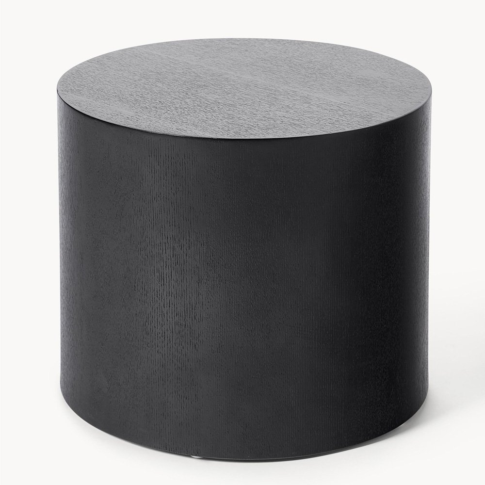 Mediniai kavos staliukai DINO | JUODA | 2 vnt. - Image 6