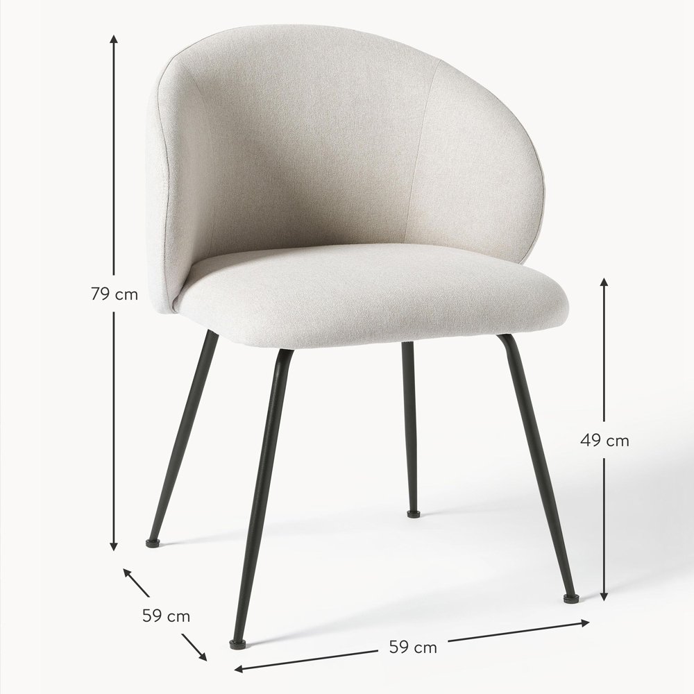 Kėdė LEO | BALTA | 2 vnt. - Image 10