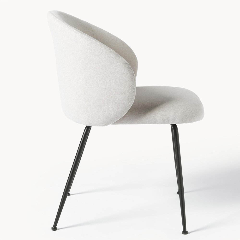 Kėdė LEO | BALTA | 2 vnt. - Image 3