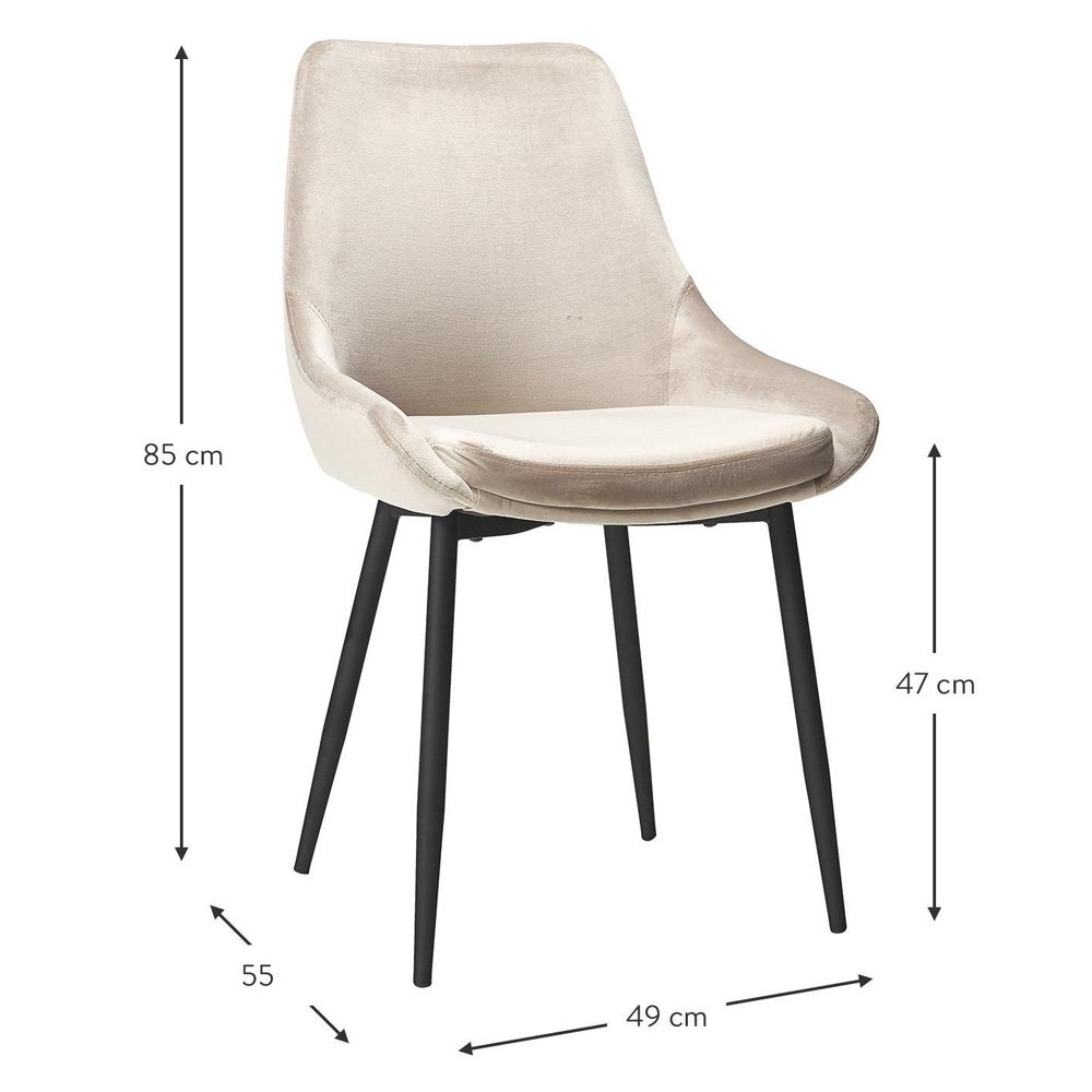 Kėdė STELA | SMĖLIO | 2 vnt. - Image 6