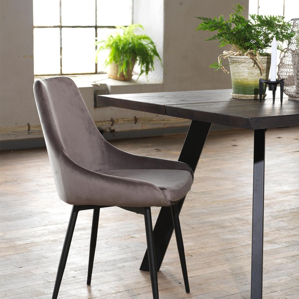 Kėdė STELA | PILKA | 2 vnt. - Image 8