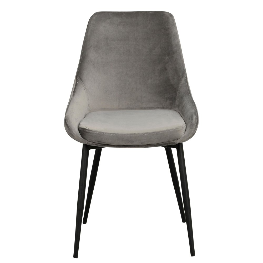 Kėdė STELA | PILKA | 2 vnt. - Image 2