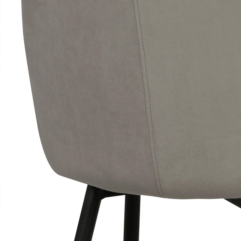 Kėdė STELA | PILKA | 2 vnt. - Image 6