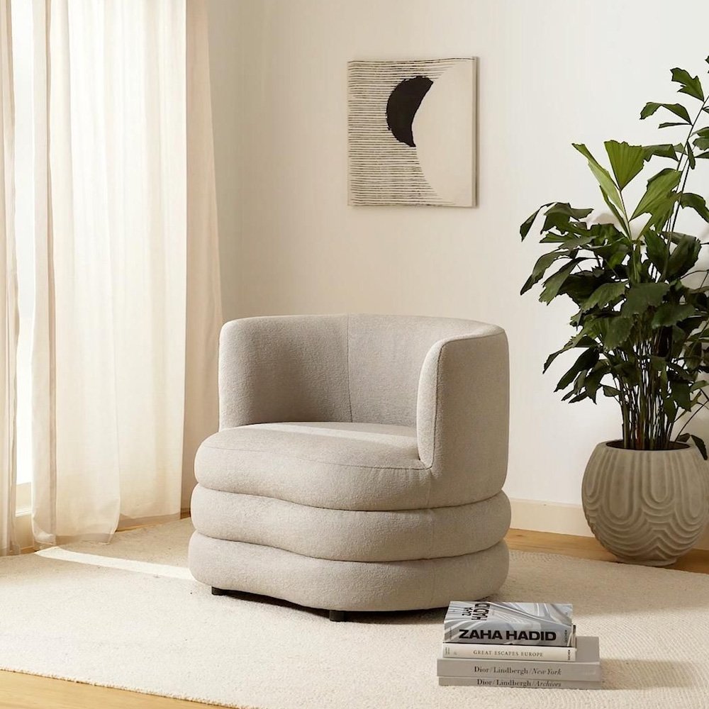 Fotelis MOSS | SMĖLIO - Image 8