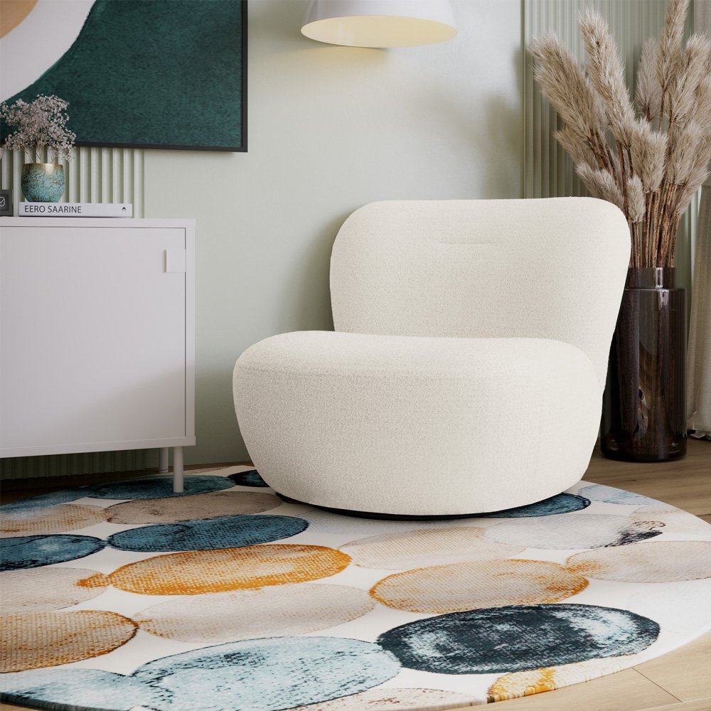 Fotelis NICO | KREMINĖ - Image 6