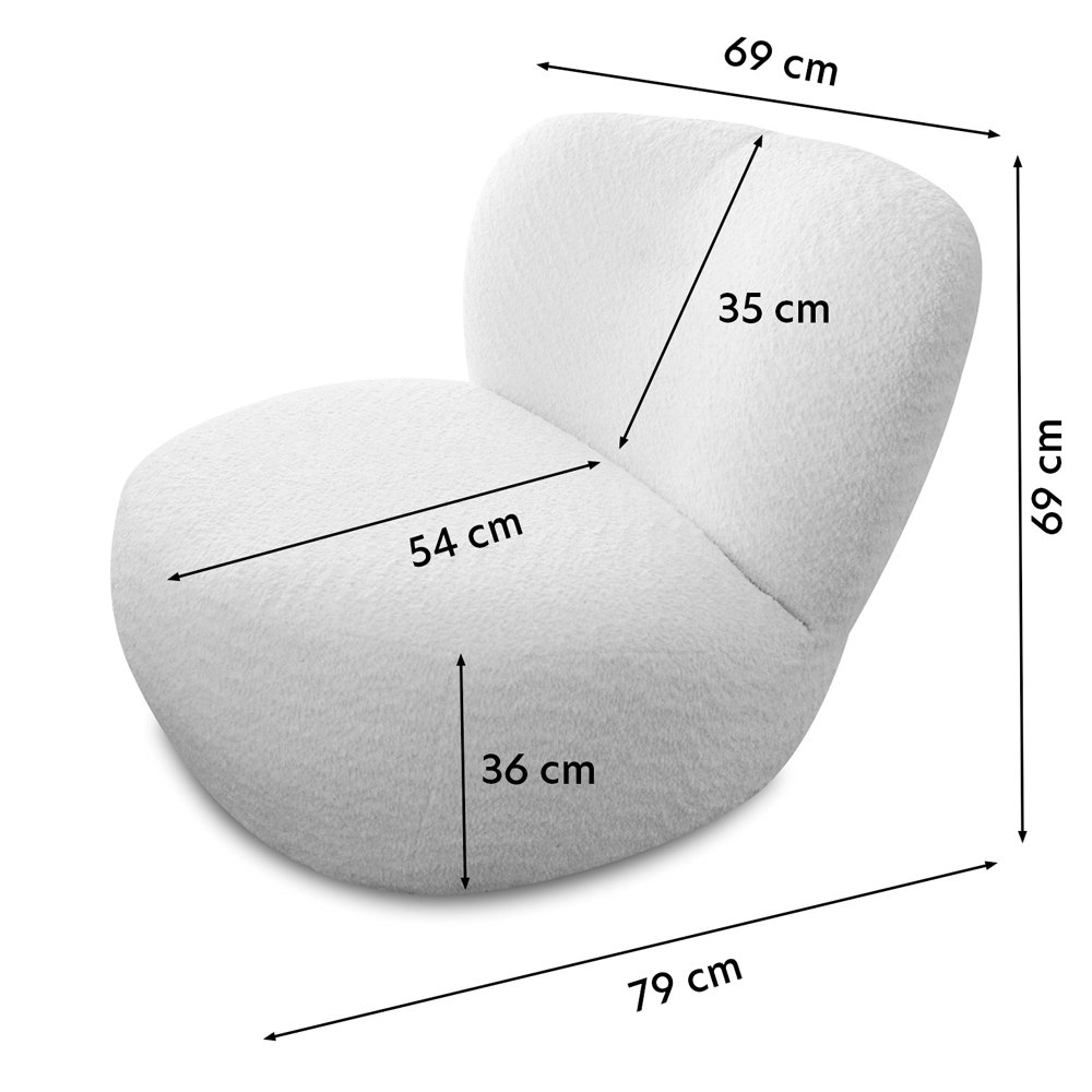 Fotelis NICO | KREMINĖ - Image 7