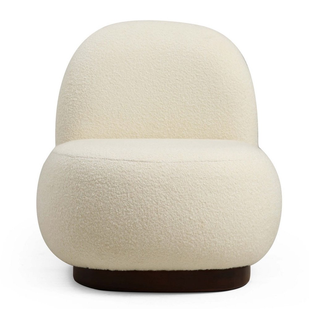 Fotelis PAKO | BALTAS - Image 2