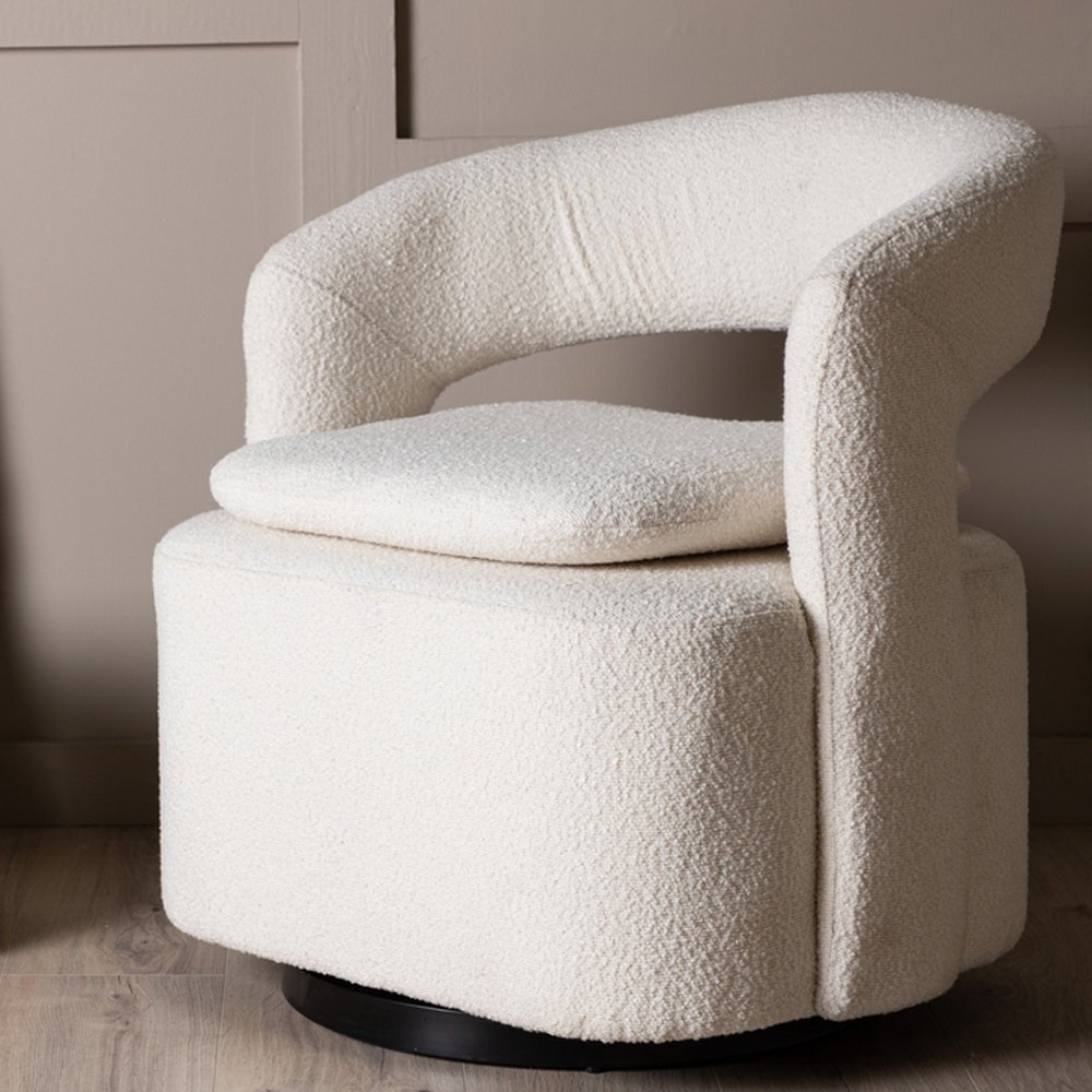 Fotelis SEREN | KREMINĖ - Image 7