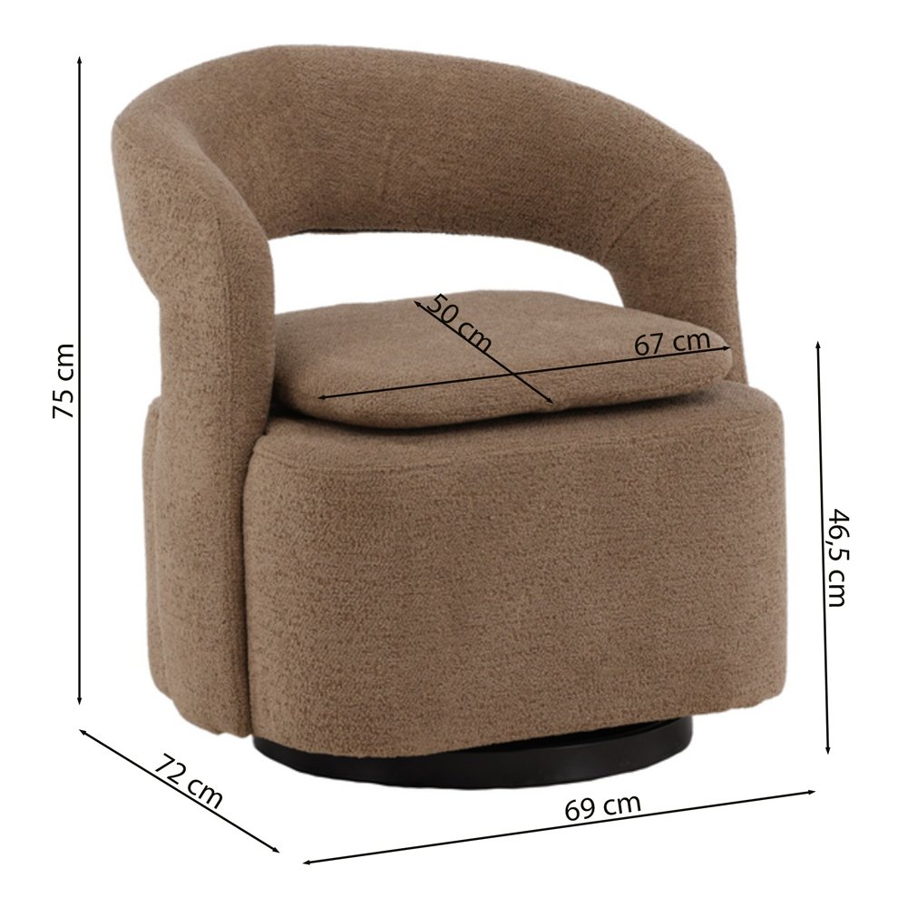 Fotelis SEREN | RUDA - Image 2